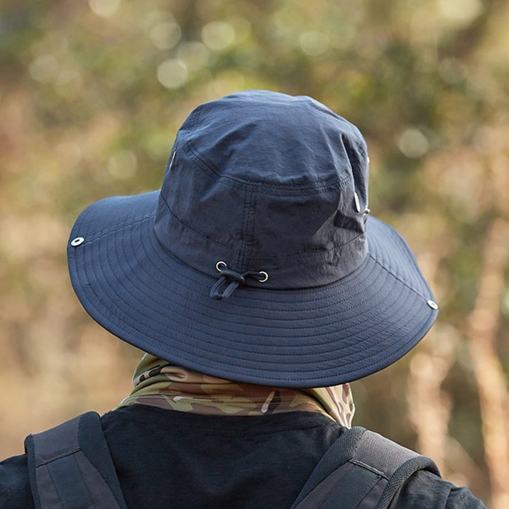 Breathable Wide Brim Sun Hat with UV Protection for Outdoor Use