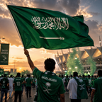 Saudi Arabia 2026 World Cup Rectangular Supporter Fan Flag