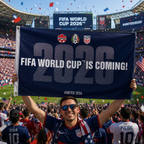 FIFA World Cup 2026 Rectangular Supporter Fan Flag Commemorative