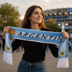Argentina 2026 World Cup Soccer Fan Scarf National Team Supporter Scarf