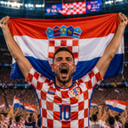Croatia 2026 World Cup Rectangular National Supporter Fan Flag