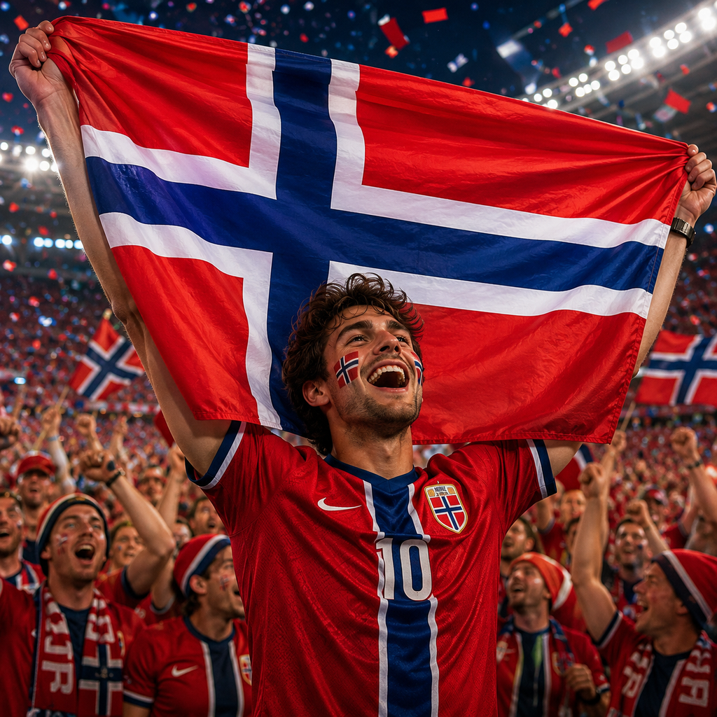 Norway 2026 World Cup National Flag Rectangular Fan Supporter Flag