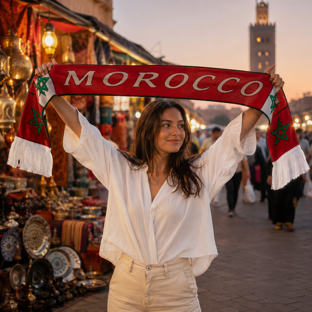 World Cup 2026 Morocco National Team Fan Scarf Supporter Scarf