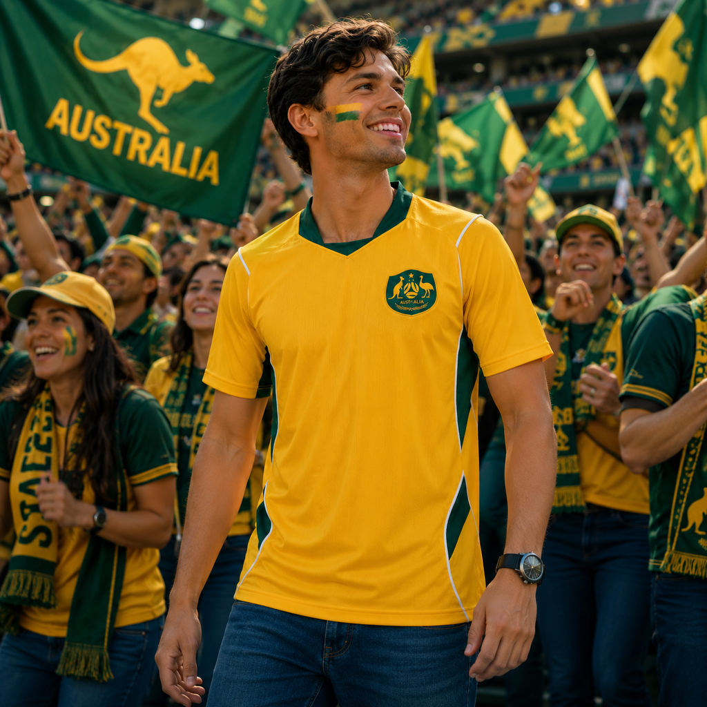 Australia World Cup Jersey 2026 Mens Football Jersey