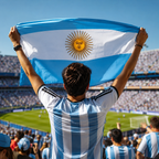 Argentina 2026 World Cup Rectangular National Supporter Fan Flag