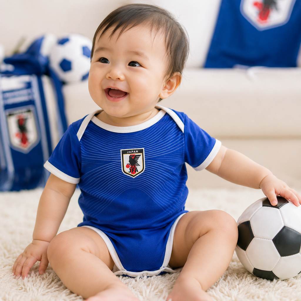 Infant Baby Football Romper Bodysuit Japan 2026 World Cup Fan Apparel