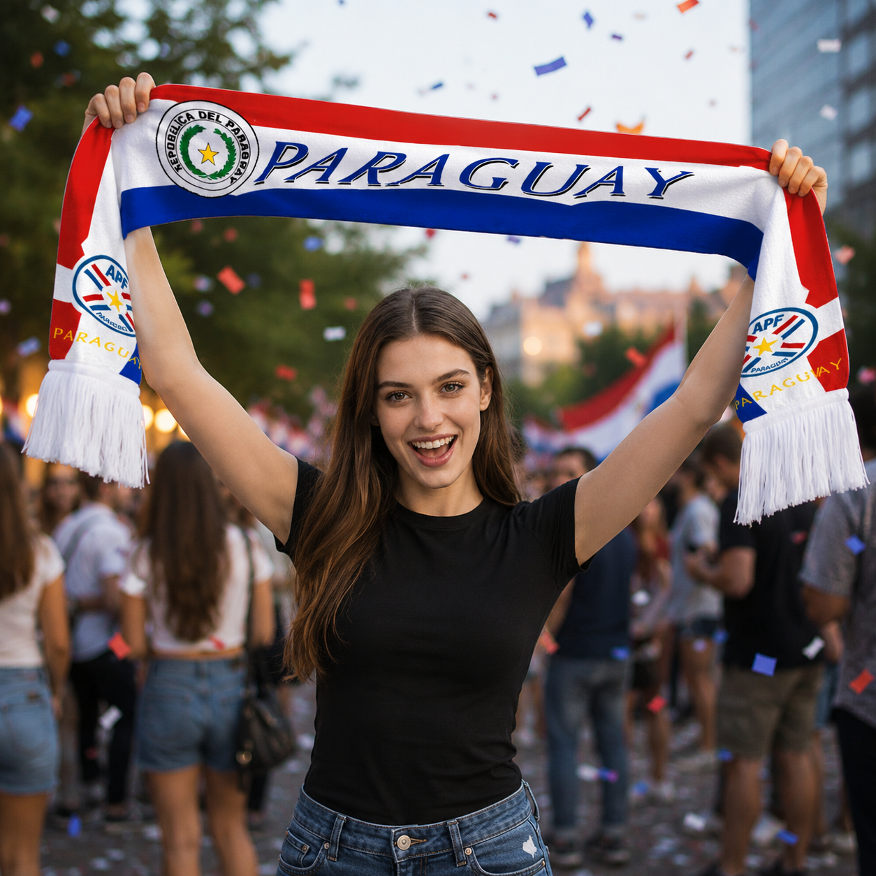 Paraguay World Cup 2026 Fan Scarf National Team Supporter Scarf