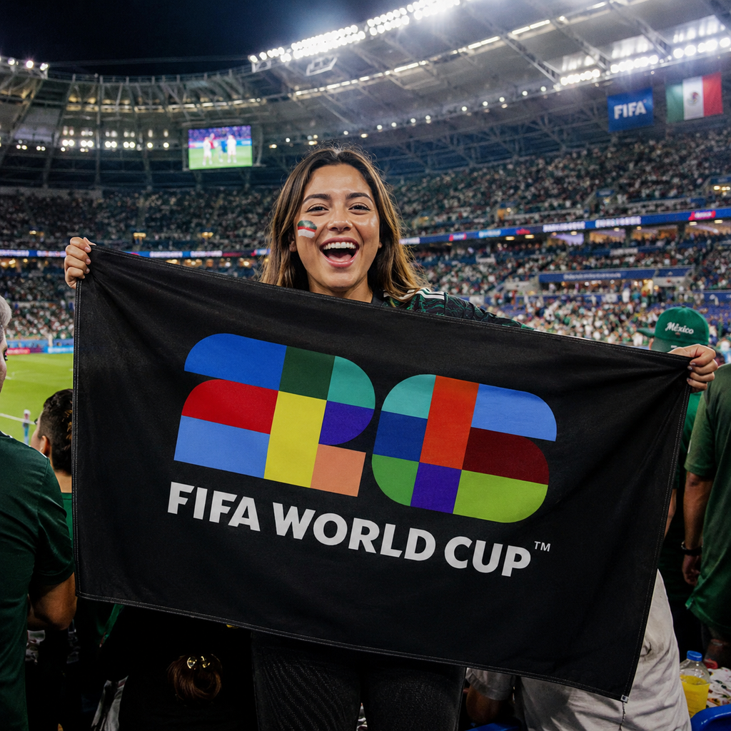 FIFA World Cup 2026 Rectangular Supporter Fan Commemorative Flag