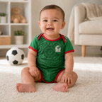 Mexico 2026 World Cup Infant Football Romper Bodysuit Home Away