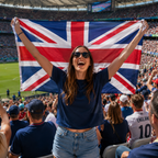 United Kingdom World Cup 2026 Rectangular Wearable Fan Flag 90x150cm