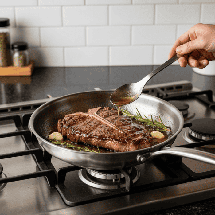 Titan Premium Titanium Frying Pan Non-Coated Circular Cookware