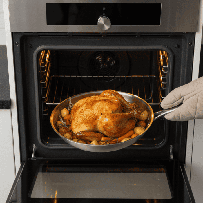 Titan Premium Titanium Frying Pan Non-Coated Circular Cookware