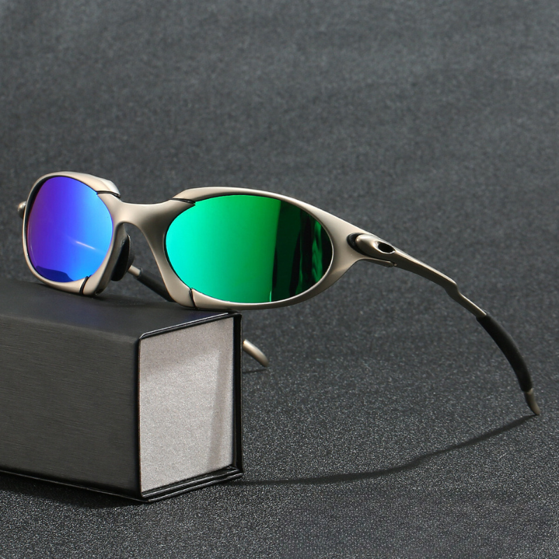 Men’s Polarized Sport Sunglasses Lightweight Metal Frame UV Protection