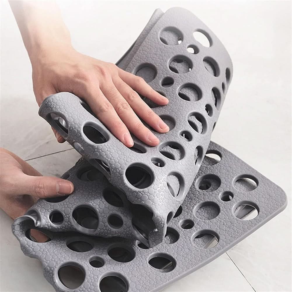 Square Anti Slip Shower Mat Bathroom Safety Bath Floor Rug