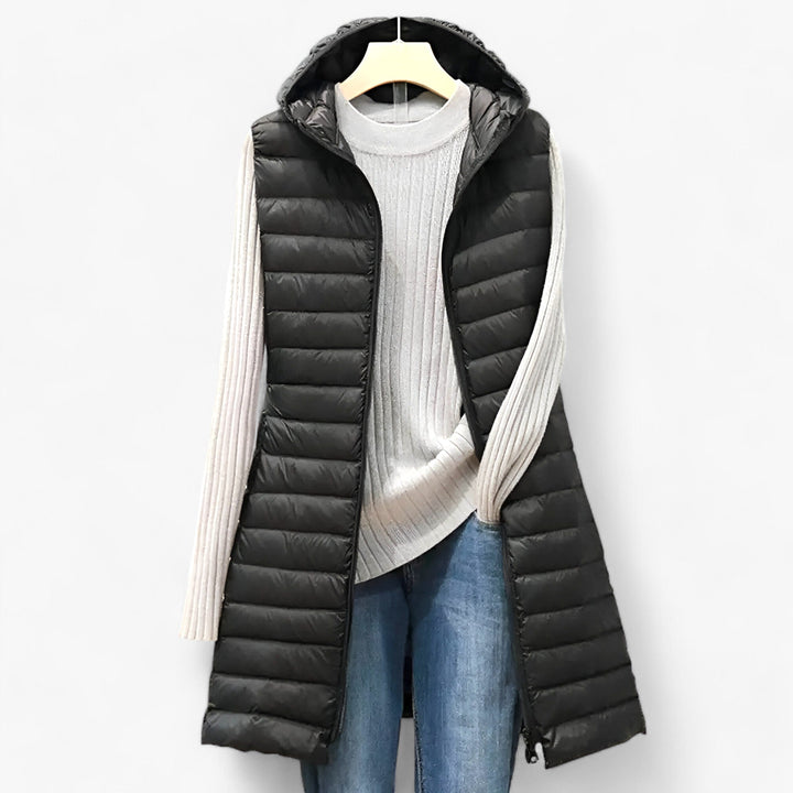 Women's Gilet Coat Mid-Length Jacket