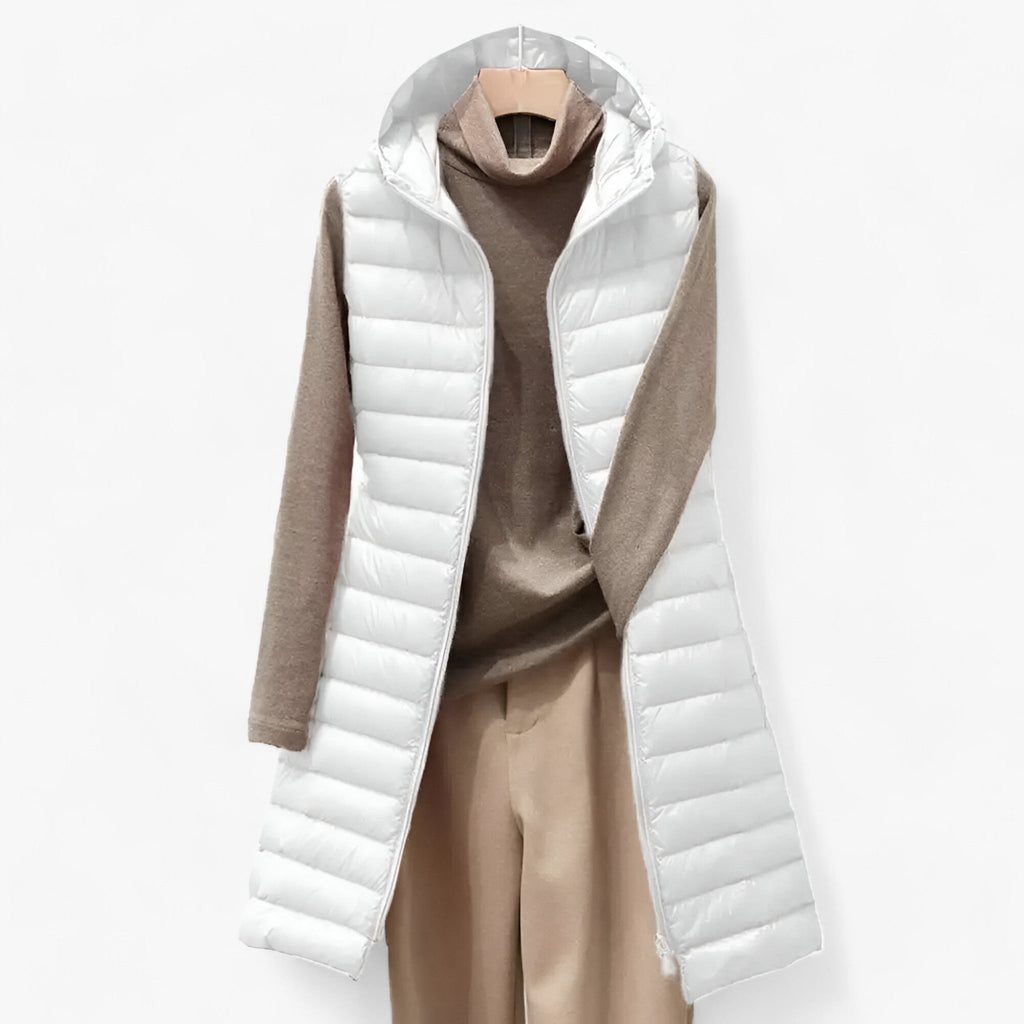 Women's Gilet Coat Mid-Length Jacket