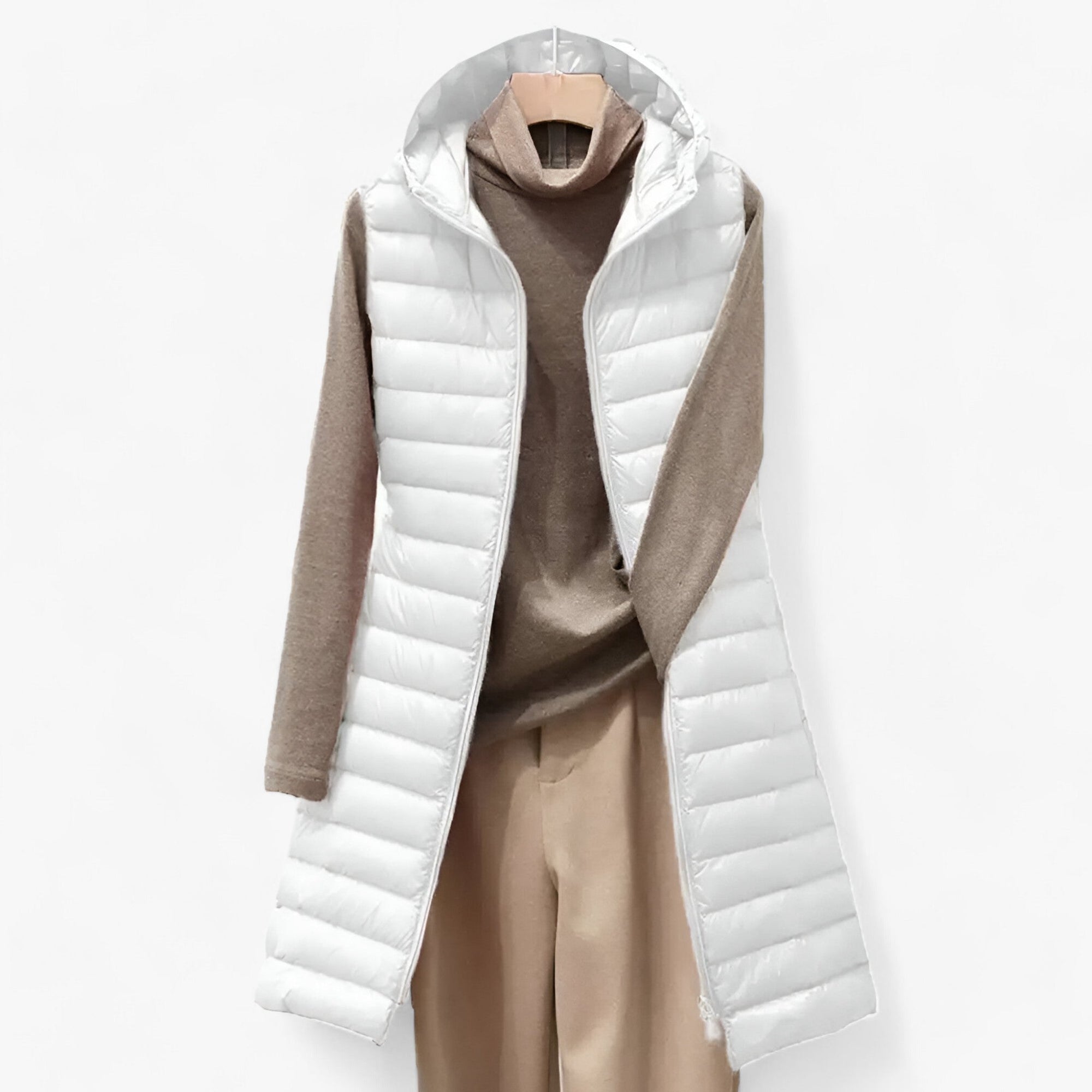 Women's Gilet Coat Mid-Length Jacket