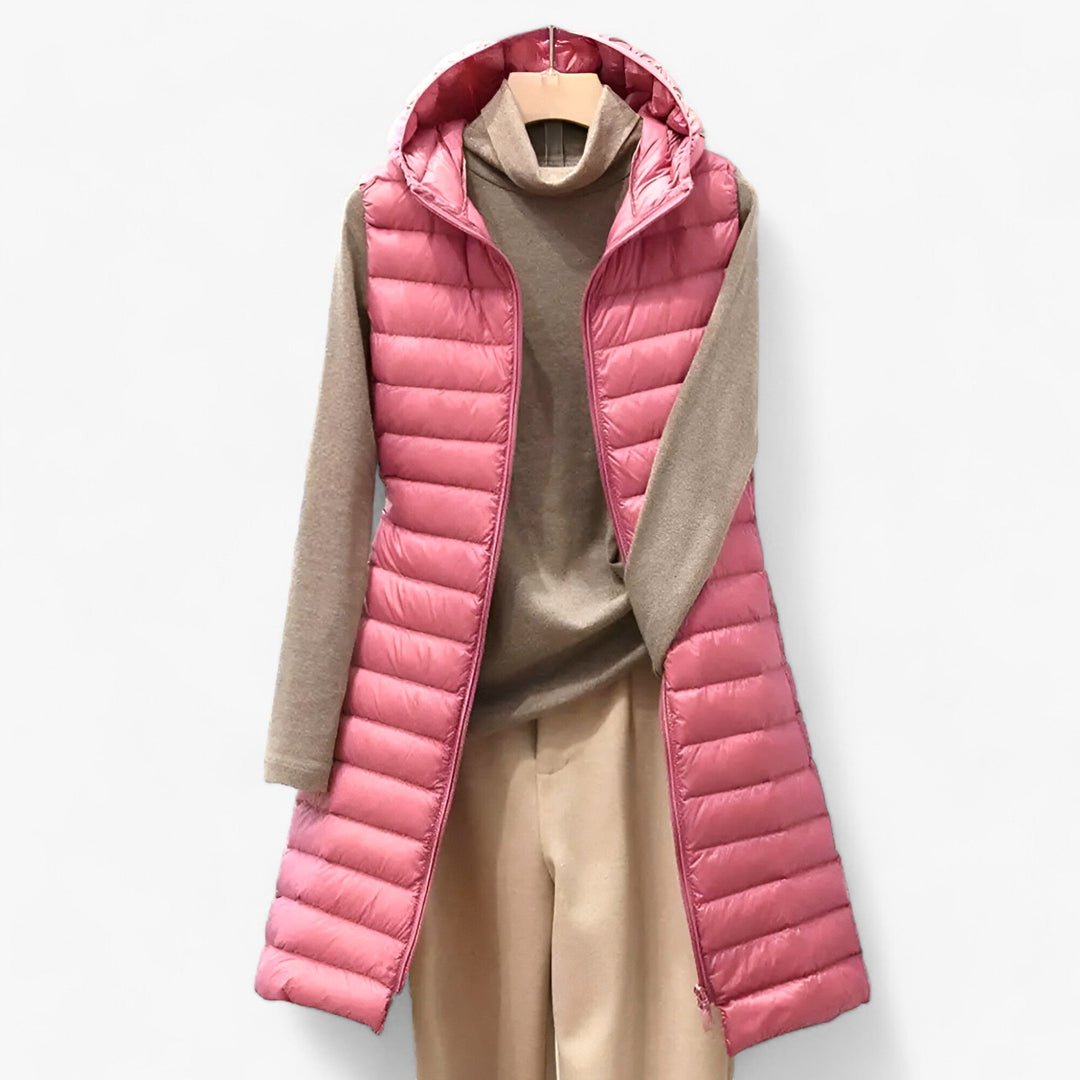 Women's Gilet Coat Mid-Length Jacket