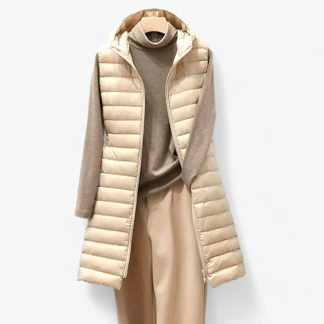 Women's Gilet Coat Mid-Length Jacket