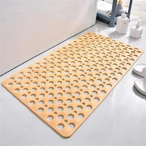 Square Anti Slip Shower Mat Bathroom Safety Bath Floor Rug