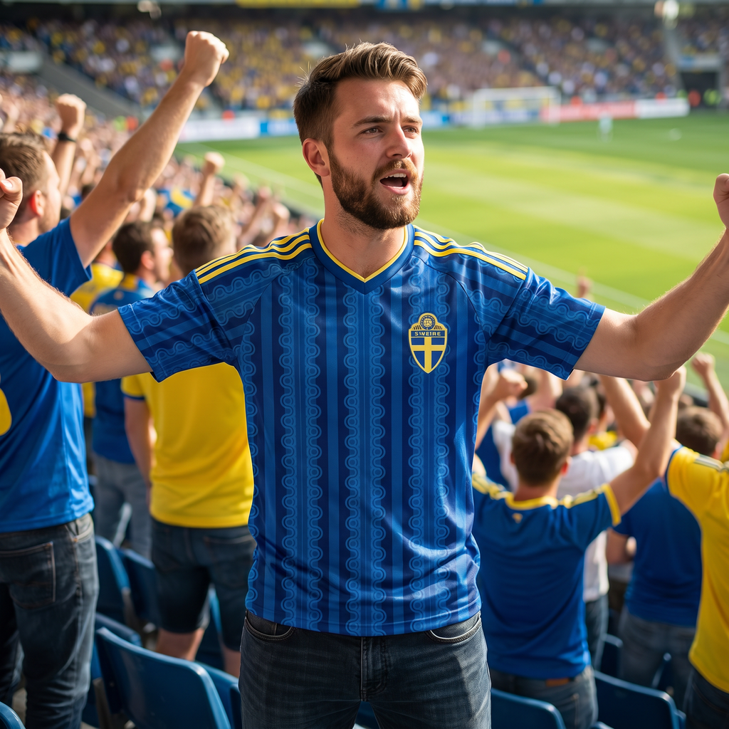 Sweden World Cup Jersey 2026 Mens Football Jersey